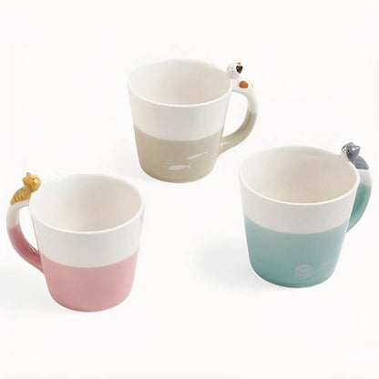 Tasse en Céramique Chat – Style Japonais