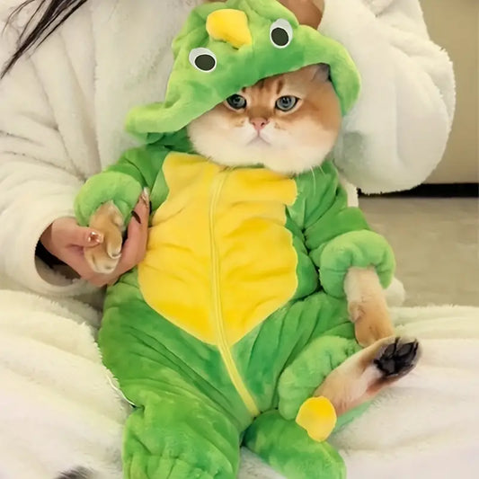 Costume de Dinosaure pour Chat - Élégance et Confort Jurassic