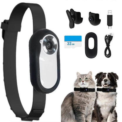 Collier Caméra HD 1080P pour Chats et Chiens – Capturez Le Monde à Travers Leurs Yeux !