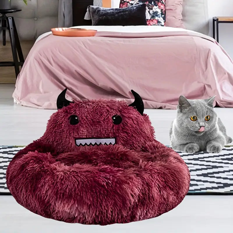 Lit pour Chat Confortable et Moelleux : Monstre :)