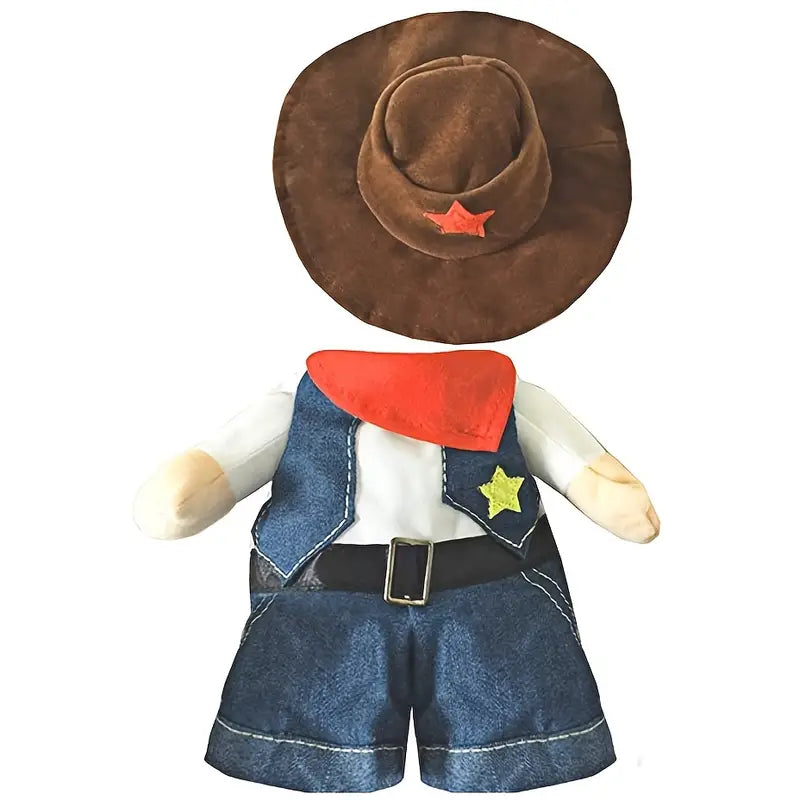 Costume de Cowboy Mignon pour Chiens et Chats