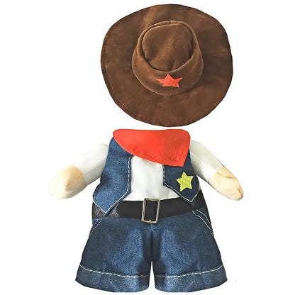 Costume de Cowboy Mignon pour Chiens et Chats