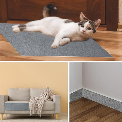 L'Indispensable Tapis Griffoir Auto-Adhésif pour Chat (Lot de Trois)