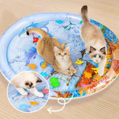 Tapis Sensoriel Aquatique Pour Chat | AquaPlay 🌊