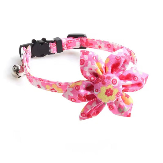 Collier Floral pour Chats et Petits Chiens – Élégance & Sécurité