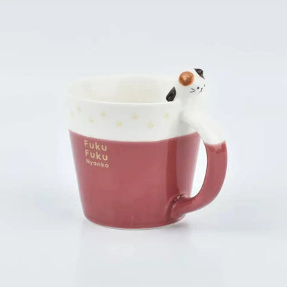 Tasse en Céramique Chat – Style Japonais