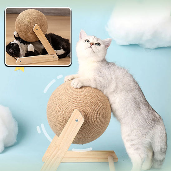 ScratchRoll | Boule à gratter en sisal pour chat