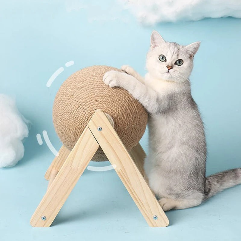 ScratchRoll | Boule à gratter en sisal pour chat