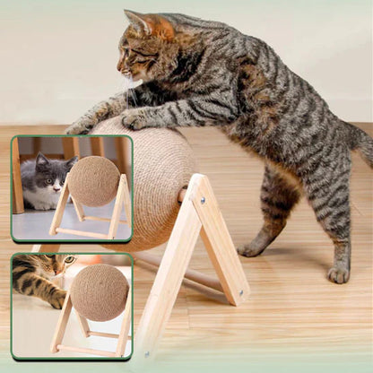 ScratchRoll | Boule à gratter en sisal pour chat