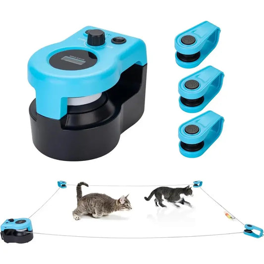 Jouet Interactif Tapis Roulant pour Chat avec Télécommande