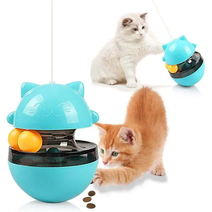 Jouet Interactif Distributeur de Friandises pour Chat