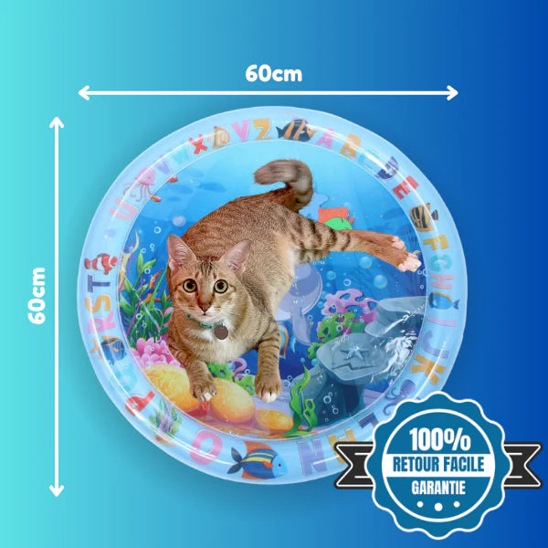 Tapis Sensoriel Aquatique Pour Chat | AquaPlay 🌊