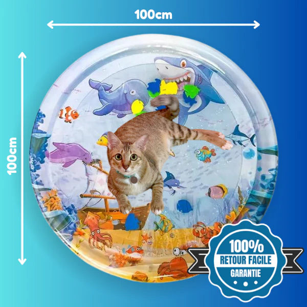 Tapis Sensoriel Aquatique Pour Chat | AquaPlay 🌊